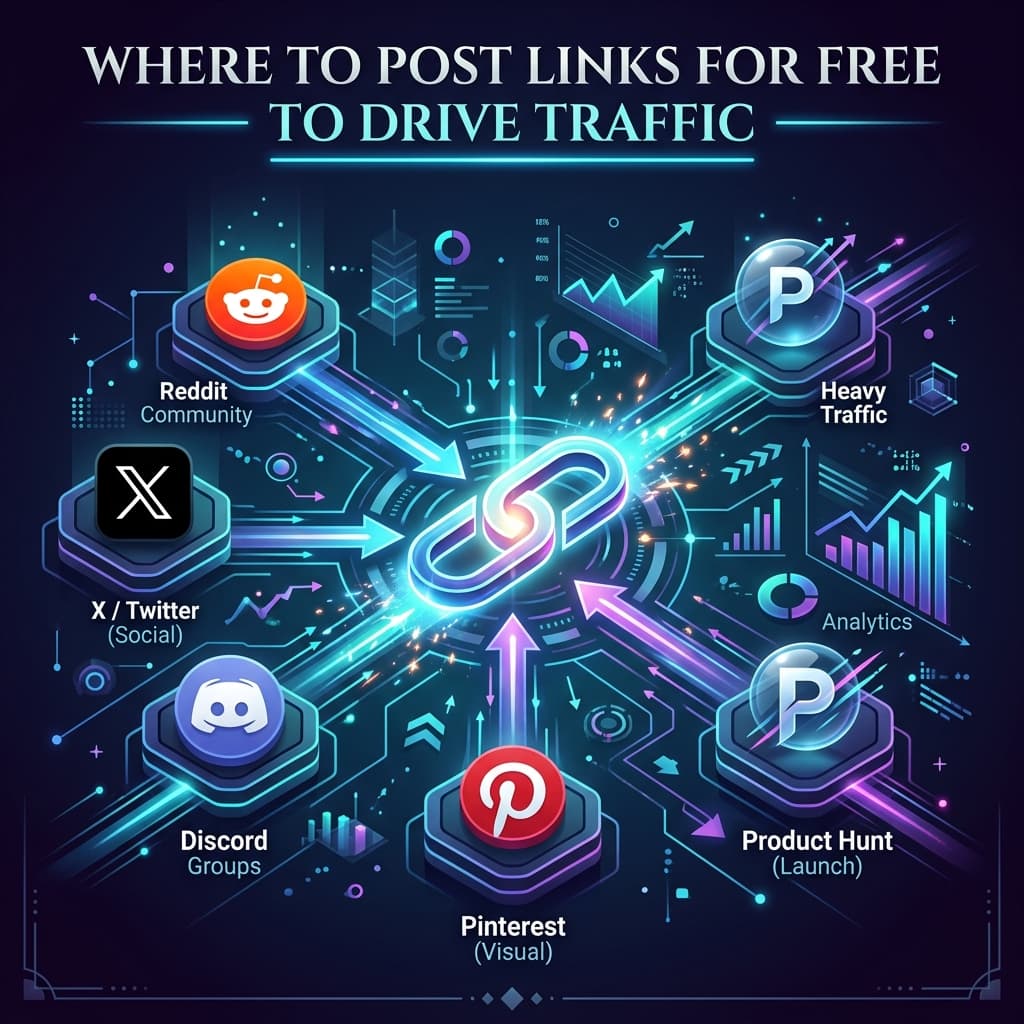 Where Can I Post My Link for Free? 25 Places That Actually Drive Traffic (2026)